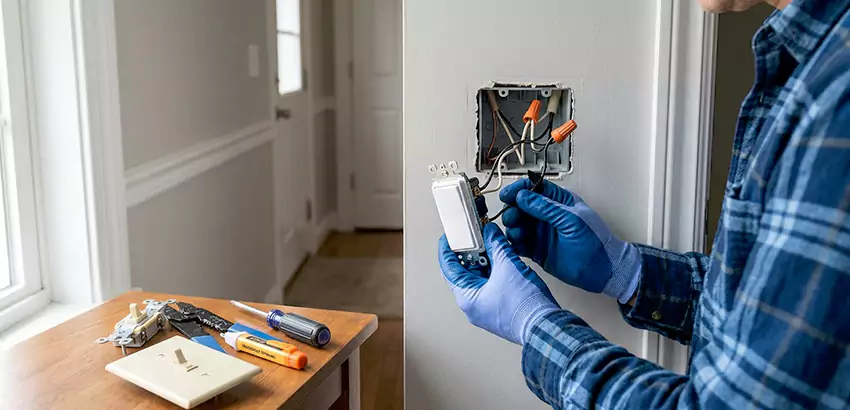 Motion Sensor Light Switch Replacement in Blacklick