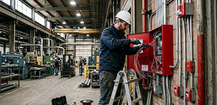 Industrial Fire Alarm Installation in Blacklick