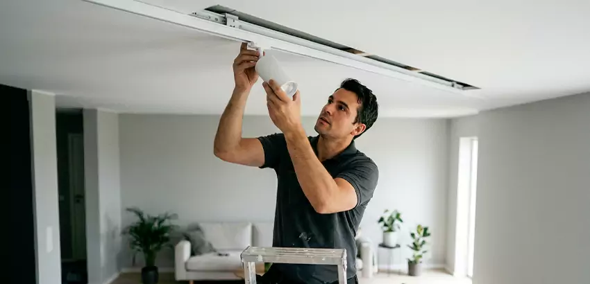 Recessed Track Lighting Installation in Blacklick